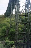 The underside of Meldon Viaduct just west of Okehampton.<br><br>[John Thorn /05/1969]
