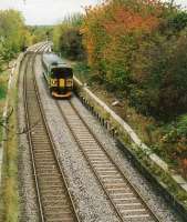 -and 15 minutes later, the 153 heads back to Coventry. An hourly service, not as tedious as Cardiff Bay! It will be interesting to see where they put the electrification masts here - I suspect the remains of the platforms will be demolished. [see image 26106]<br><br>[Ken Strachan 26/10/2009]