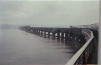 The mists of time - it's rather scary to think that I took this shot about 30 years ago, on a trip back to University in London. This would have been about the 100th anniversary of the failure of the first bridge.<br><br>[Ken Strachan /10/1979]