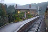 Dusk on the Moors. View north from a train passing through Levisham on 29 September 2009.<br><br>[Colin Miller 29/09/2009]