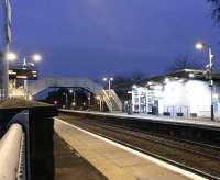 Looking north east in rapidly fading light at Bishopbriggs on 28 October 2009<br><br>[David Panton 28/10/2009]