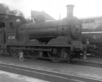 J36 no 65243 <I>Maude</I> on shed at 64B Haymarket on 27 August 1963.<br><br>[David Pesterfield 27/08/1963]