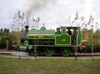 Scene on the Statfold Barn Railway, near Tamworth, on 14 November with <I>Slough Estates Ltd No 3</I> being recommissioned back into service following an overhaul. The location is open to the public at least three times a year and is well worth a visit.<br>
<br><br>[Peter Todd 14/11/2009]