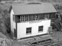 Signal box at Kyle, July 1963.<br><br>[Colin Miller /07/1963]