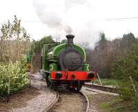 <I>Slough Estates No 3</I> being recommissioned back into service on the Statfold Barn Railway, Tamworth, on 14 November following an overhaul.<br><br>[Peter Todd 14/11/2009]