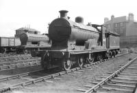 Pickersgill 3P 4-4-0 no 54499 stands at the south end of Perth shed in April 1958, with Friarton signal box in the background. The locomotive was withdrawn from 63A in May of 1960 and disposed of through St Rollox Works in August of that year.<br><br>[Robin Barbour Collection (Courtesy Bruce McCartney) 10/04/1958]