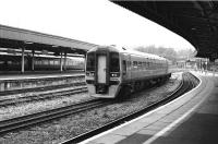 158766 heading south through Bristol Temple Meads station on 11 November 2009.<br><br>[Peter Todd 11/11/2009]