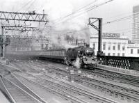 80116 is station pilot at Glasgow Central in February 1967.<br><br>[Colin Miller /02/1967]