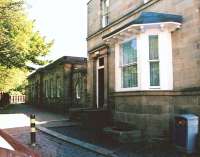 Detail of the former Durham Gilesgate station, which is now a Travelodge hotel and Italian restaurant. Here is the station master's house, or company headquarters. Notice the cobblestones.<br><br>[Ken Strachan 11/05/2009]