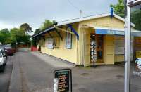 The former station at Blarney on the Cork & Muskerry Light Railway, seen on 20 May 2008. The building is now preserved as a tourist shop. <br><br>[Colin Miller 20/05/2008]