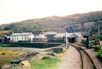 Boston Lodge Works on the Ffestiniog Railway, view east in 1968. <br><br>[John Thorn /05/1968]