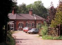 But for the UPVC extension to the left and the (fairly) modern cars, this photograph could be quite old. A few miles towards Nuneaton from the Battlefield line in 2001.<br><br>[Ken Strachan //2001]