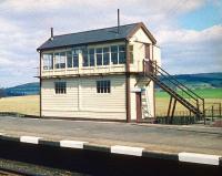 The signal box at Symington on the WCML, photographed in April 1959.<br><br>[A Snapper (Courtesy Bruce McCartney) 04/04/1959]