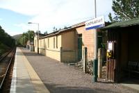 Platform view west towards Kyle of Lochalsh from Lochluichart in September 2009.<br><br>[John Furnevel 26/09/2009]