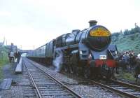 BR Standard class 5 no 73069 with the LCGB <i>Two Cities Limited</i> at Hindley North on 23 June 1968. Unlike other stations on this route, which have been left with island platforms, both lines in the picture have been lifted and trains now use those out of sight to the right. Hindley station, first opened in 1848, was renamed Hindley North in 1950 but has long since reverted to its original name.<br><br>[Robin Barbour Collection (Courtesy Bruce McCartney) 23/06/1968]