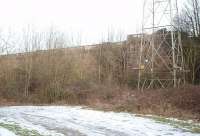 A Then and Now comparison at the site of the tipple-sidings at Lancaster Power Station. The pylon still stands, and of course Rennie's canal aqueduct, but everything in the foreground has been cleared away. [See image 27042] for a 1968 view of this location. <br><br>[Mark Bartlett 31/12/2009]