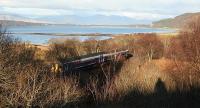 This was taken to compare with the Frank Spaven 1960 photograph [see image 26775] and shows the 12.11 Oban - Glasgow train as close to that original position as possible, albeit nearly 50 years later and from a higher viewpoint to allow easier comparison with the background of the original.<br><br>[Alan Partridge 15/12/2009]