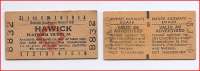 Memento of the last day at Hawick. A platform ticket purchased on 5 January 1969, price 3d.<br><br>[Bruce McCartney 05/01/1969]