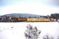 EWS 66139 with the engineers train at Carrbridge on 11 January 2010.<br><br>[John Gray /01/2010]