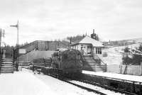 A track recovery train at Newcastleton in 1969. <br>
<br><br>[Bruce McCartney //1969]