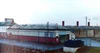 A sad and neglected looking Gourock station in 1985. [Railscot note: After many false starts, the agreement by Inverclyde Council's Regeneration Committee to sell a triangle of land here to Network Rail in late 2009, paved the way for work on a much-needed new station and associated infrastructure to finally get underway at Gourock.]<br><br>[Colin Miller //1985]