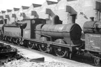 J10 0-6-0 no 65177 photographed on shed at Walton-on-the-Hill, Liverpool, in September 1958. Coded 27E latterly, Walton shed was closed by BR in 1963. A housing estate now occupies the site.<br><br>[Robin Barbour Collection (Courtesy Bruce McCartney) 26/09/1958]