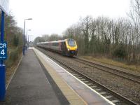 A CrossCountry Voyager bound for Reading passes through Warwick on 15th February 2010<br><br>[Michael Gibb 15/02/2010]