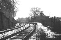 View north west towards Trinity station on a dismal day in January 1970. <br><br>[Bill Jamieson /01/1970]