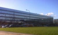 This bland and faceless office block includes a station entrance at the centre of its ground floor. At least the bulding now looks no worse then when it was built in the early 1980's. Hope that chap at the bus stop isn't waiting for a W13 to Henlow....<br><br>[Ken Strachan 05/02/2010]