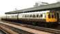 The GW liveried DMU takes a breather in platform 2 at Cardiff Central in September 1988<br><br>[Ken Strachan /09/1988]