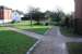 Looking south at the site of Ledbury Town Halt. The view looks to Gloucester and the line formerly passed under Bridge Street in the middle distance.<br><br>[Ewan Crawford 31/01/2010]