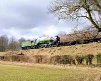 60163 <I>Tornado</I> photographed on 6 March 2010 operating at the Mid Hants Railway's Spring Gala Day.<br><br>[Peter Todd 06/03/2010]