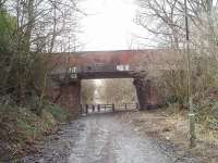 If some people didn't use it as a linear rubbish dump the old Longridge line would be quite a pleasant route through the Preston suburbs. This is the view towards Preston, under Cromwell Road bridge, from the original Ribbleton station. In June 2010 it will be the 80th anniversary of closure to passenger trains, although coal to Red Scar kept the tracks in use for another fifty years until around 1980.<br><br>[Mark Bartlett 28/02/2010]