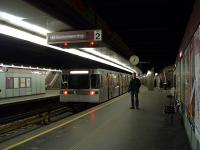 Platform level view of Karlplatz station in Vienna in 2002.<br><br>[Ewan Crawford 12/01/2002]