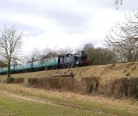 Ex-GWR 2-8-0T no 5227 photographed on the Mid Hants Railway's Spring Gala Day on 6 May 2010. <br>
<br><br>[Peter Todd 06/03/2010]