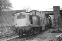 A pair of Claytons passing Trinity Junction northbound on 16 March 1970 with a trip working to Granton. Locomotives are thought to be D8616+D8610. [See image 20393 for the view sixteen years later]<br><br>[Bill Jamieson 16/03/1970]