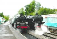 80135 alongside 45212 at Grosmont station in May 2004.<br><br>[Colin Miller /05/2004]