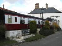 Restaurant coach at Anglers Arms Pub, Weldon. [Railscot note: not a former station, but there were lines nearby, e.g. to the Whittle Colliery.]<br><br>[Alistair MacKenzie 22/03/2010]