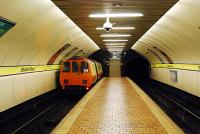 An outer circle train leaves Shields Road in February 2010.<br><br>[Ewan Crawford 11/02/2010]