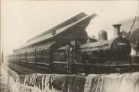 Ayr local from Kilmarnock. Manson 4.4.0 14184. Ayr Sheds, 1928.<br><br>[G H Robin collection by courtesy of the Mitchell Library, Glasgow //1928]