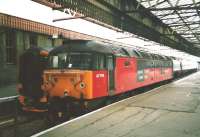 47 790 <Saint David> stabled at bay Platform 6, Perth in February 1998<br><br>[David Panton /02/1998]
