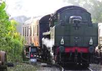 <I>Easy does it!</I>75029 shunting stock at Pickering station on 4 October 2009.<br><br>[Colin Miller 04/10/2009]