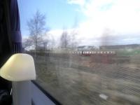 246 <I>Morayshire</I> with an SRPS train arriving at Manuel on 27 March, as seen from the passing 1530 Glasgow Queen Street - Edinburgh Waverley service.<br><br>[John Yellowlees 27/03/2010]