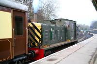 D2207 is station pilot at Pickering on 24 March 2010.<br><br>[John Furnevel 24/03/2010]