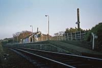 Overshadowed on one side by Cromer station, and on the other side by Sheringham station, the humble halt at West Runton is a rather unexpected survivor of the once extensive Midland and Great Northern Joint network. This view was taken on 4th December 1977 when the original buildings were still present.<br><br>[Mark Dufton 04/12/1977]