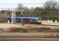 A TransPennine 185 comes off the Scarborough line and pulls into platform 4 at York on 25 March with a service for Liverpool Lime Street.<br><br>[John Furnevel 25/03/2010]