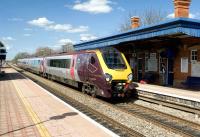 A CrossCountry service photographed at Cholsey, Oxfordshire, on 8 April 2010.<br><br>[Peter Todd 08/04/2010]