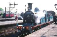 CR 123 waits at Stirling on 10 May 1958 at the head of a special. In the background stands V3 no 67672 off Dunfermline shed, with a train for the Alloa line. <br>
<br><br>[A Snapper (Courtesy Bruce McCartney) 10/05/1958]