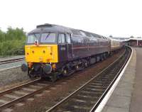 47798 at the rear of <I>The Welsh Dragon</I> special at Llandudno Junction in May 2009.<br><br>[Craig McEvoy 09/05/2009]