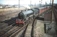 B1 4-6-0 no 61146 with a train of empty stock for Waverley leaving Craigentinny sidings on 30 September 1959. <br><br>[A Snapper (Courtesy Bruce McCartney) 30/09/1959]